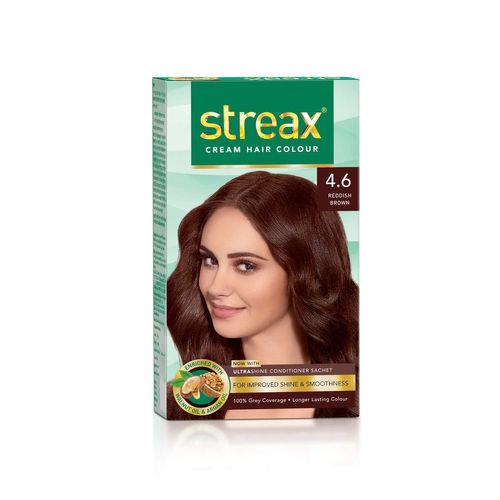 STREAX HAIR COLOUR 4.6 REDDISH BROWN.